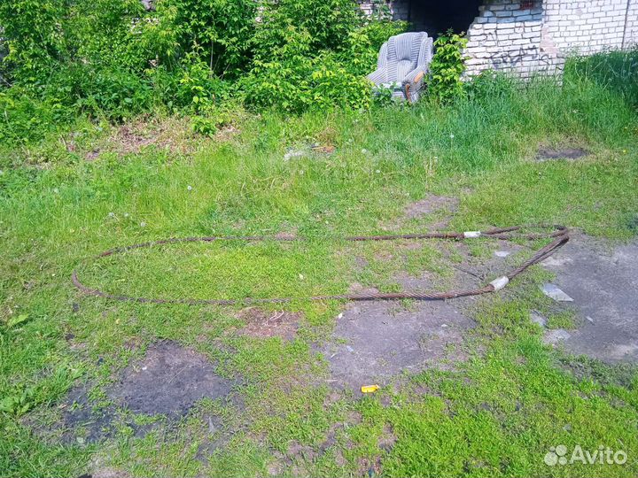 Трос стальной буксировочный