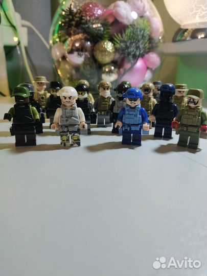 Lego фигурки солдатики