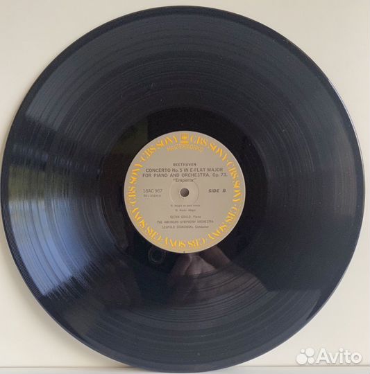 Glenn Gould/ Stokowski/ Bethoven 1966 Japan