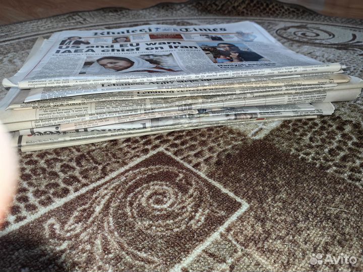 Газеты иностранные(27 штук)