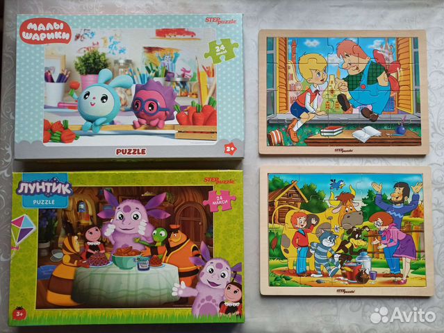 Maxi макси пазлы для малышей 20 и 24 детали