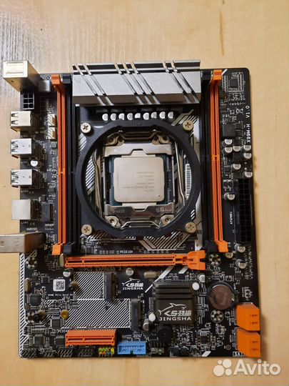 Комплект материнка lga 2011 + проц