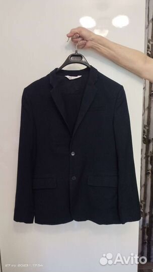 Костюм (школьная форма) H&M синий для мальчика 170