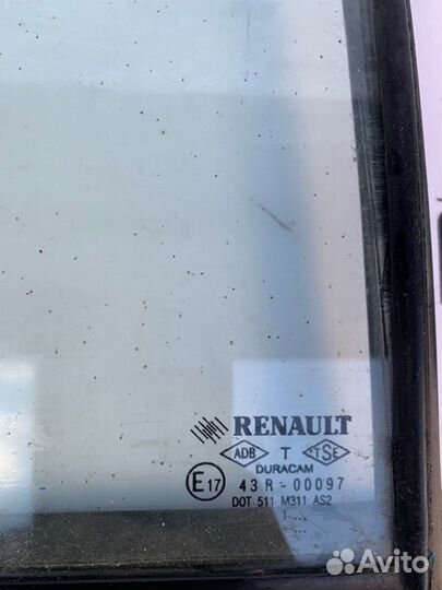 Стекло двери заднее правое Renault Symbol K7JA700