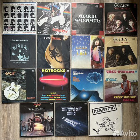 Set 15xLP - The Beatles, Black Sabbath, Rainbow