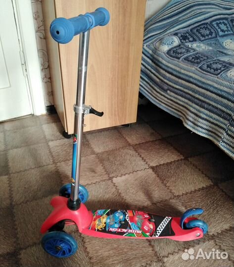 Самокат детский трехколесный бу