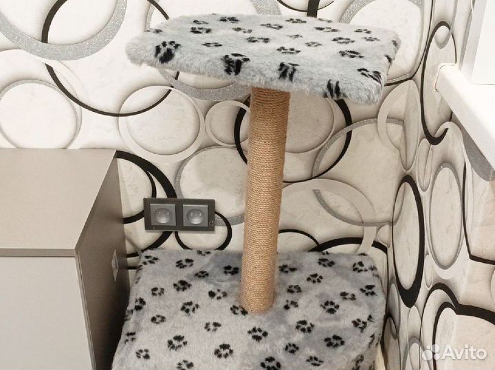 Когтеточка домик для кошек новая