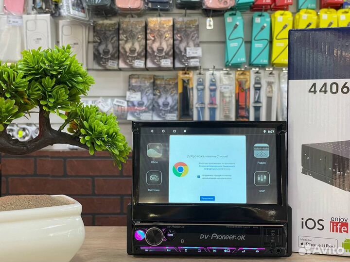 Магнитола на андроиде 2/32 pioneer.ok 4406 (новая)