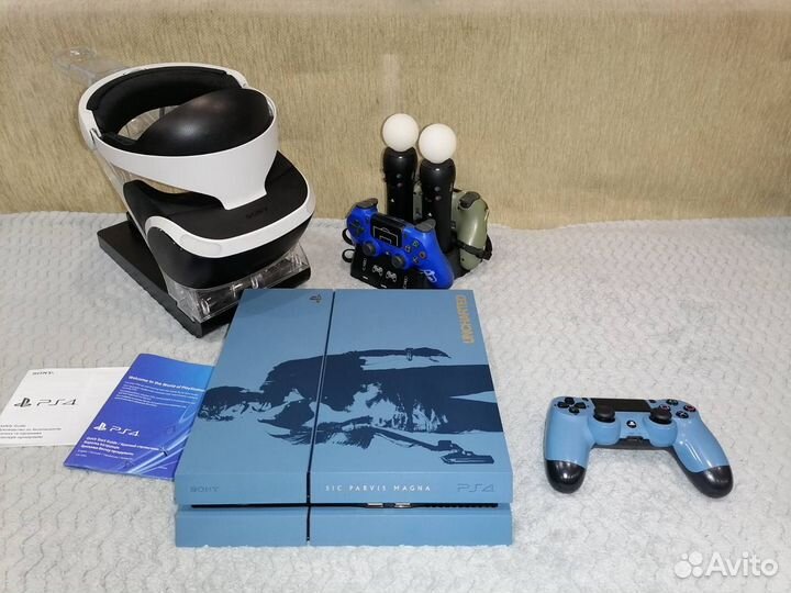 Sony PS4 1 тб + топ. 65 игр