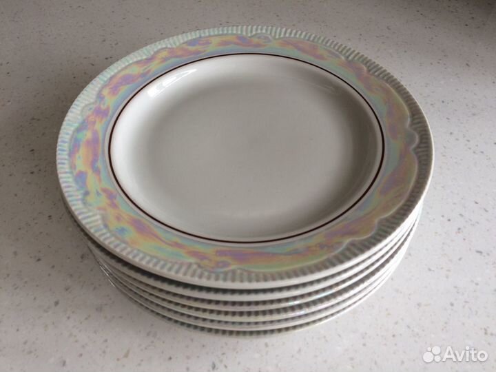 Тарелка СССР с перламутром