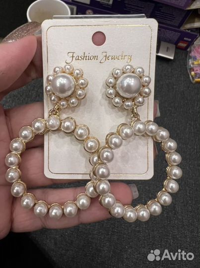 Бижутерия серьги