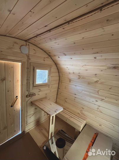 Каркасная баня 5 метра