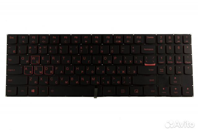 Клавиатура для ноутбука Lenovo Y540-15IRH с красн