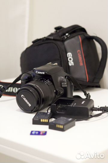 Зеркальный фотоаппарат canon eos 1100d