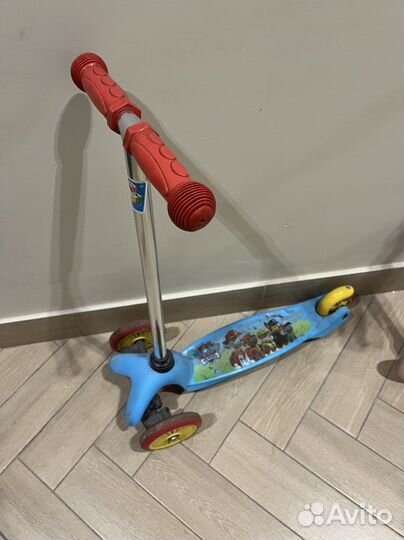 Самокат детский трехколесный бу