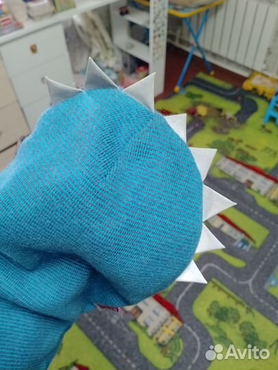 Шапка шлем для мальчика
