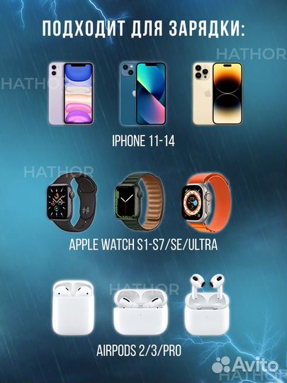 Зарядка на iPhone 4в1