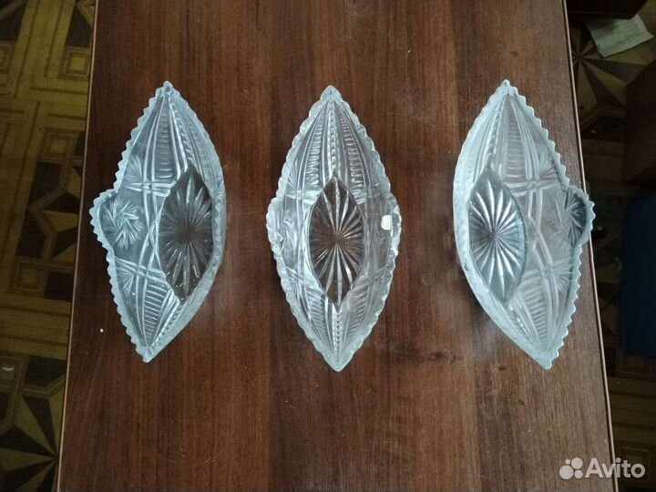 Конфетница СССР, 3 штуки