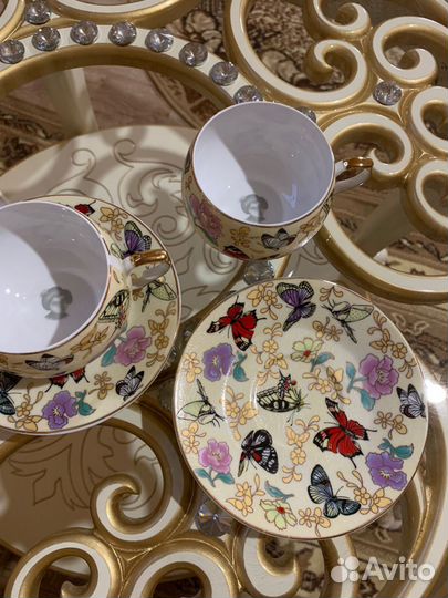 Винтажная чайная пара фарфор Англия