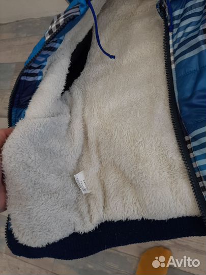 Зимняя куртка и полукомбинезон 92