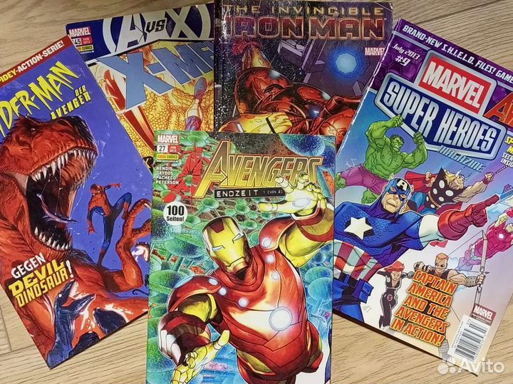 Комиксы Марвел на английском/немецком
