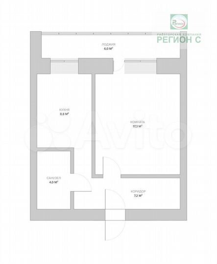 1-к. квартира, 37,3 м², 10/12 эт.