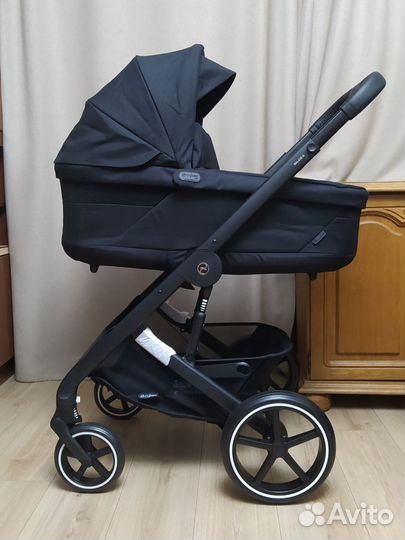 Новая коляска 3в1 Cybex Balios S moon black