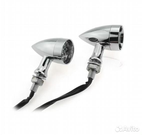 Поворотники универсальные LED хром