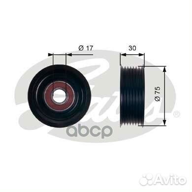 Ролик руч.ремня hondaaccord viii 2008 - 2013 T3