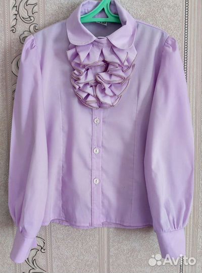 Блузка - рубашка для девочки 128см