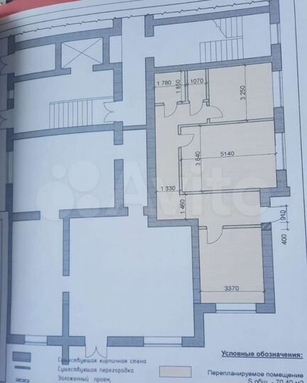 2-к. квартира, 72 м², 1/10 эт.