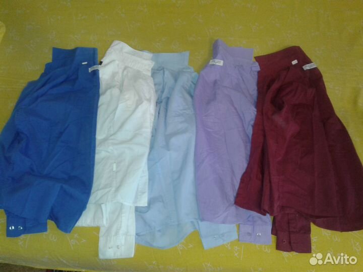 5 рубашек мальч, рост 158