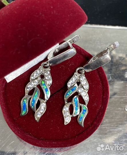 Серьги серебро 925 проба