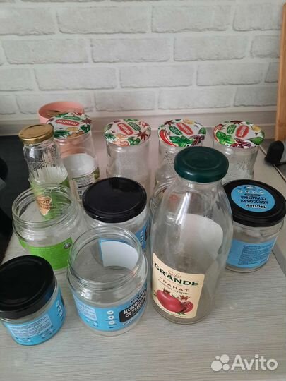 Банки стеклянные разные