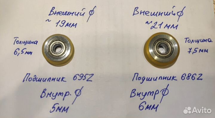 Ролики полиуретановые