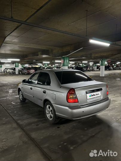 Hyundai Accent 1.5 AT, 2004, 249 000 км