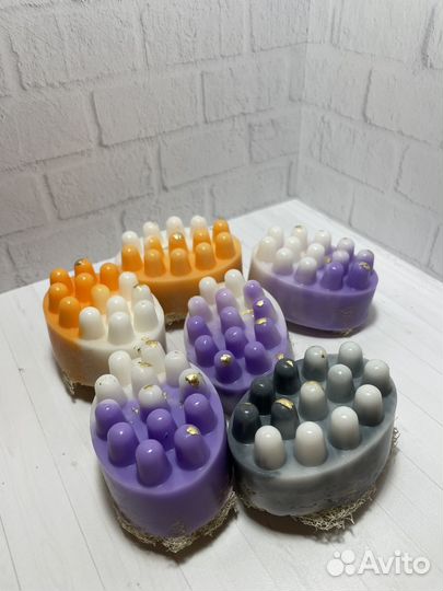 Массажное мыло с люфой