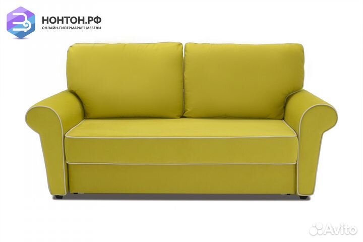 Диван еврокнижка Прованс горчичный