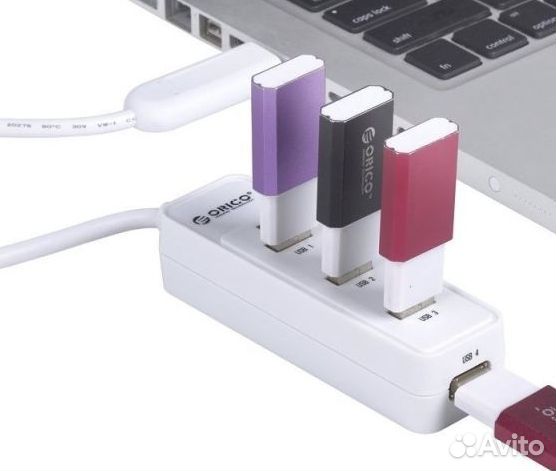 USB концентратор на 4-е порта W5PH4-U3-WH