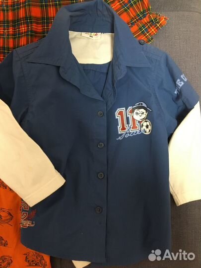 Рубашки на мальчика 104-110