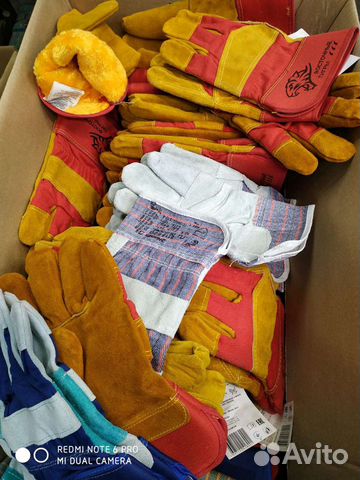 Перчатки спилк меховые сварочные