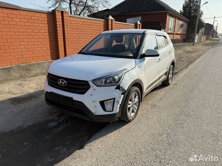 Hyundai Creta 1.6 AT, 2019, битый, 176 000 км