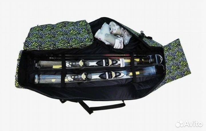 Чехол-кофр TopSport для лыж и сноубордов на колеса