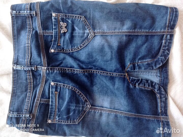 Джинсовая юбка женская