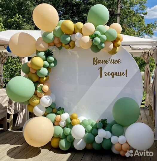 Баннер на день рождения Фотозоны Аренда