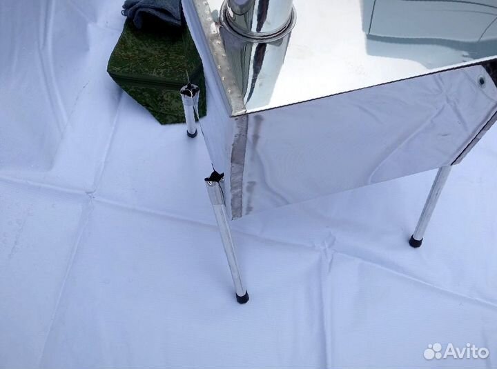 Печь туристическая Малая на 15 л. без экранов