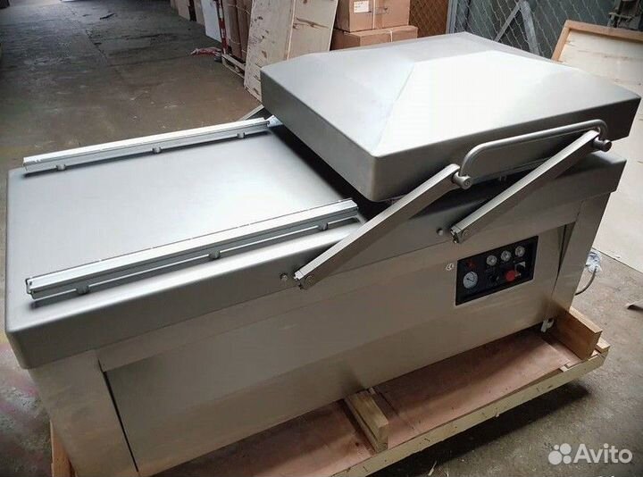 Напольный вакуумный упаковщик HVC-820S/2B (нерж.)