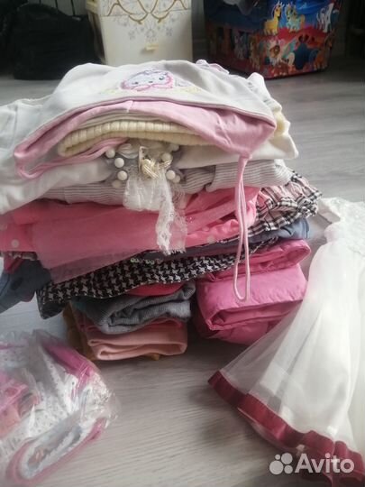 Брендовые вещи пакетом на девочку 80-86-92