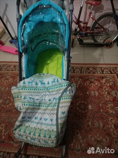 Детские санки коляска nika б/у