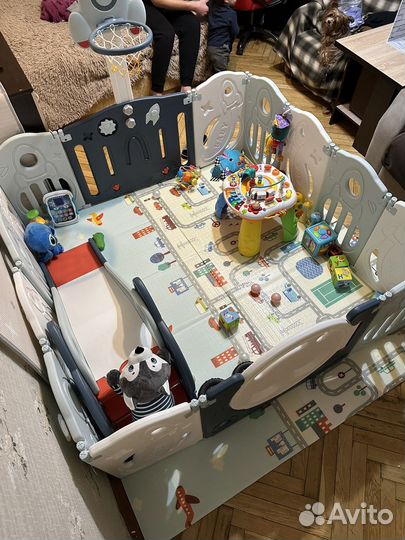 Большой детский манеж бу